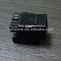 Black cat5e utp krone rj45 keystone jack